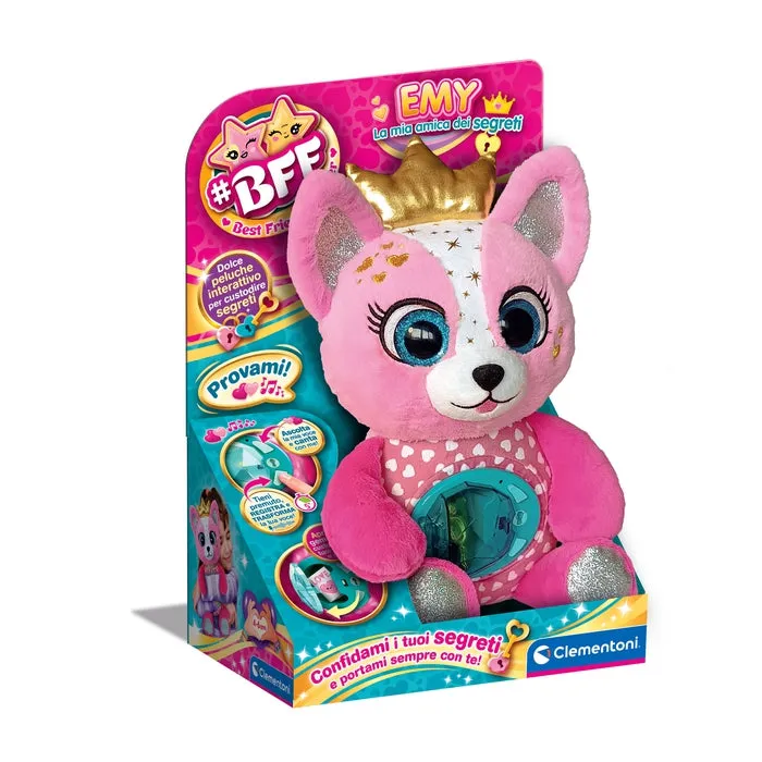 clementoni-bff-emy-peluche-interactive-amie-des-secrets-avec-voix image 1