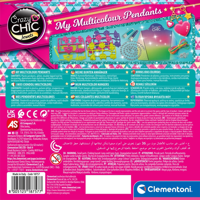 clementoni-crazy-chic-my-multicolour-pendants-kit-bijoux image 5