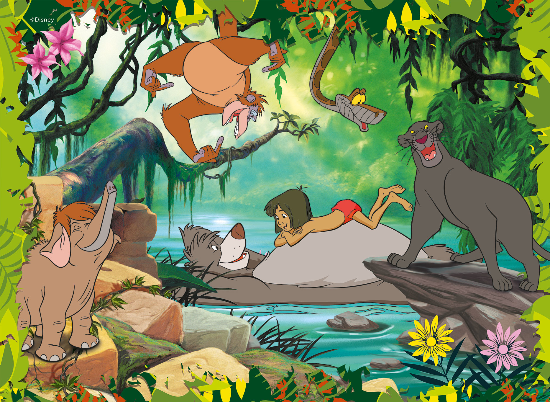 lisciani-disney-puzzle-double-face-maxifloor-4-x-48-classic-misto image 2