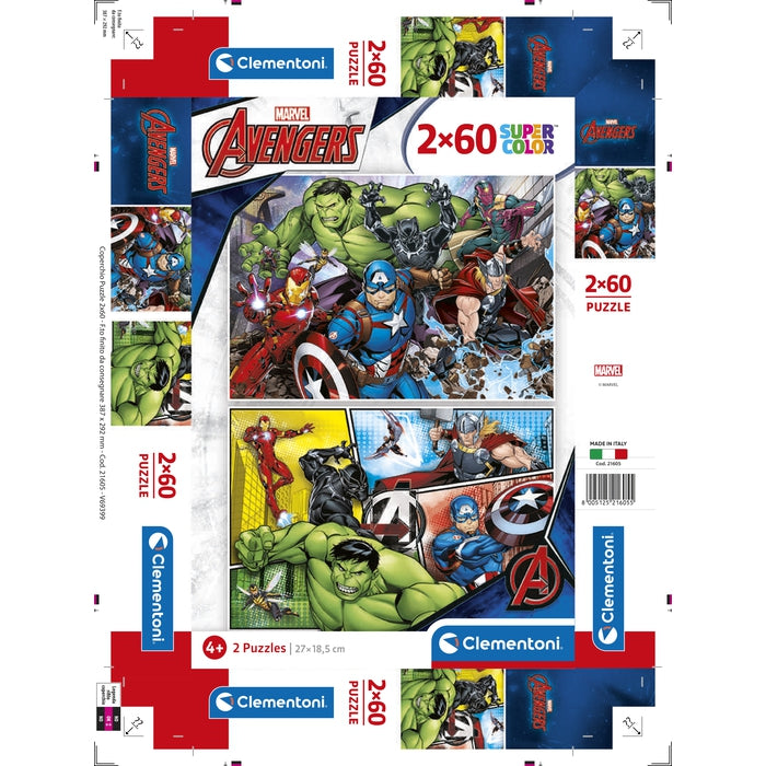 clementoni-avengers-2-puzzles-60-pi-ces-27-x-19-cm image 6