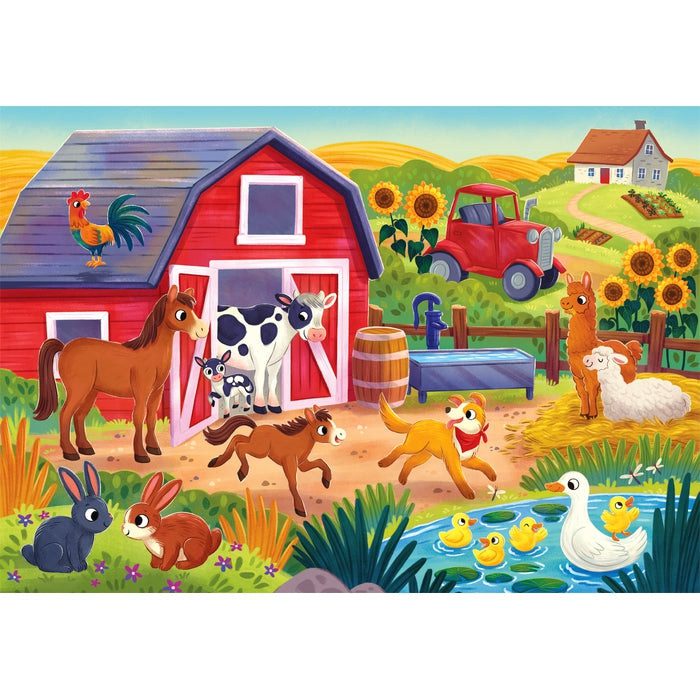 clementoni-the-farmyard-family-2-puzzles-20-pi-ces image 3