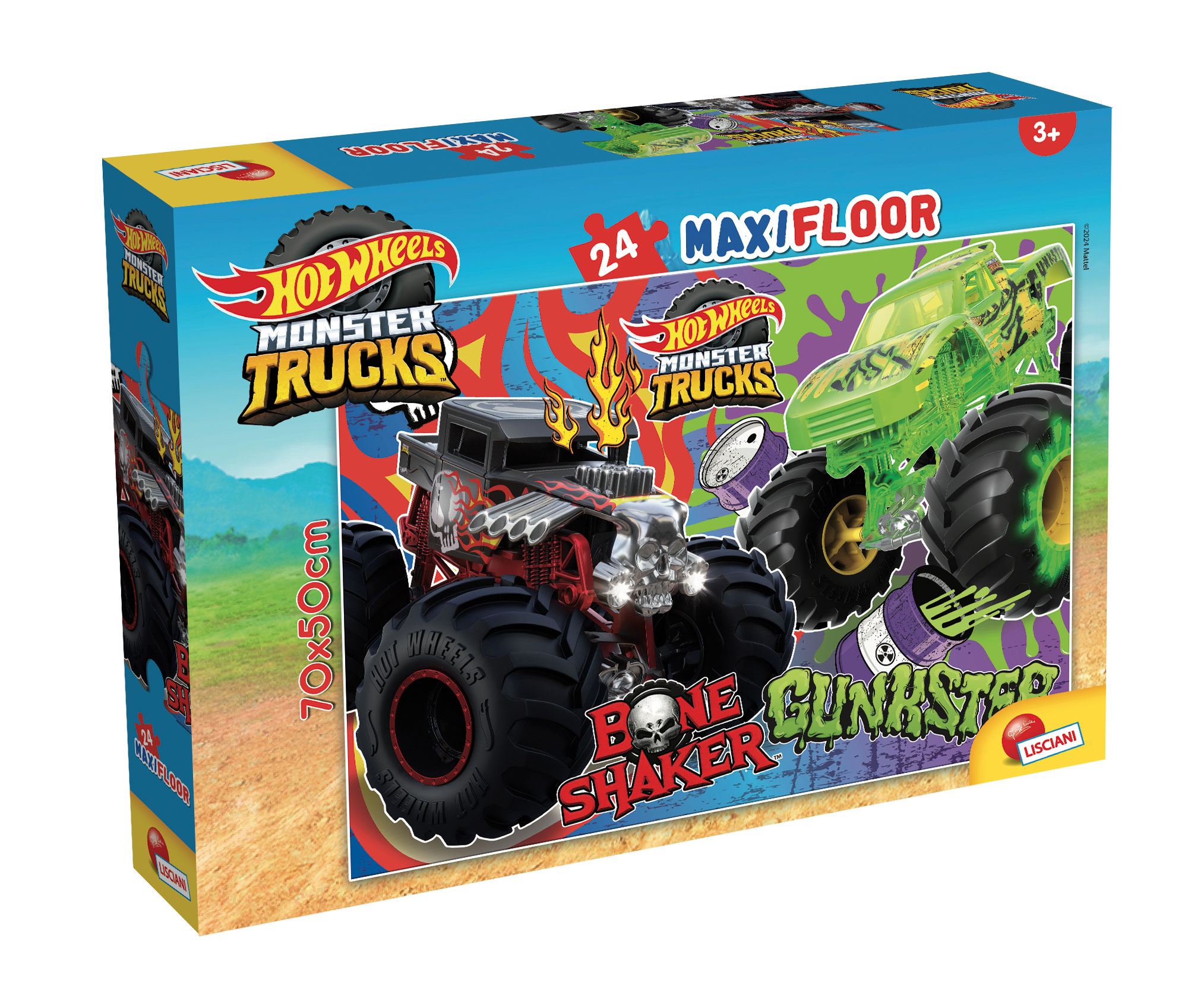 lisciani-hot-wheels-puzzle-maxifloor-24-monster-truck image 1
