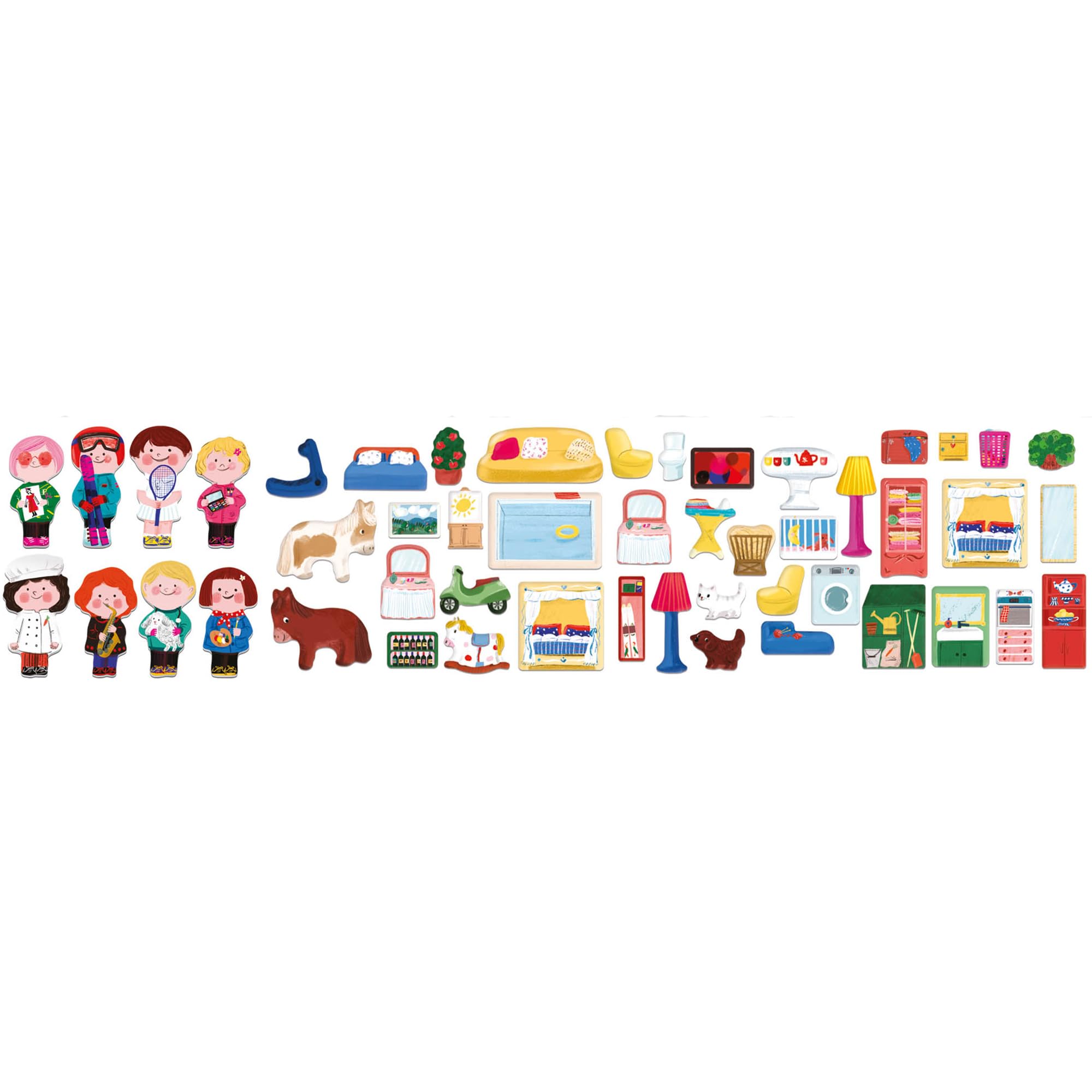 headu-giant-playset-puzzle-the-doll-house-puzzle-42-pi-ces-78-figures image 3
