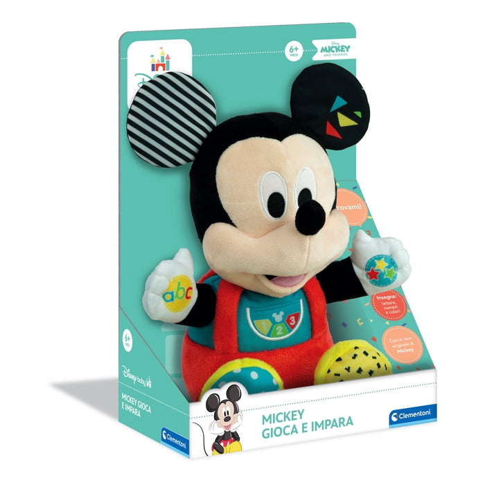 clementoni-disney-baby-mickey-gioca-e-impara-peluche-interactive image 2