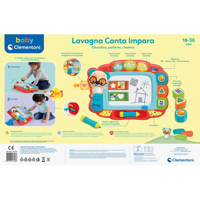 baby-clementoni-lavagna-canta-e-impara-tableau-musical-1-3-ans image 6