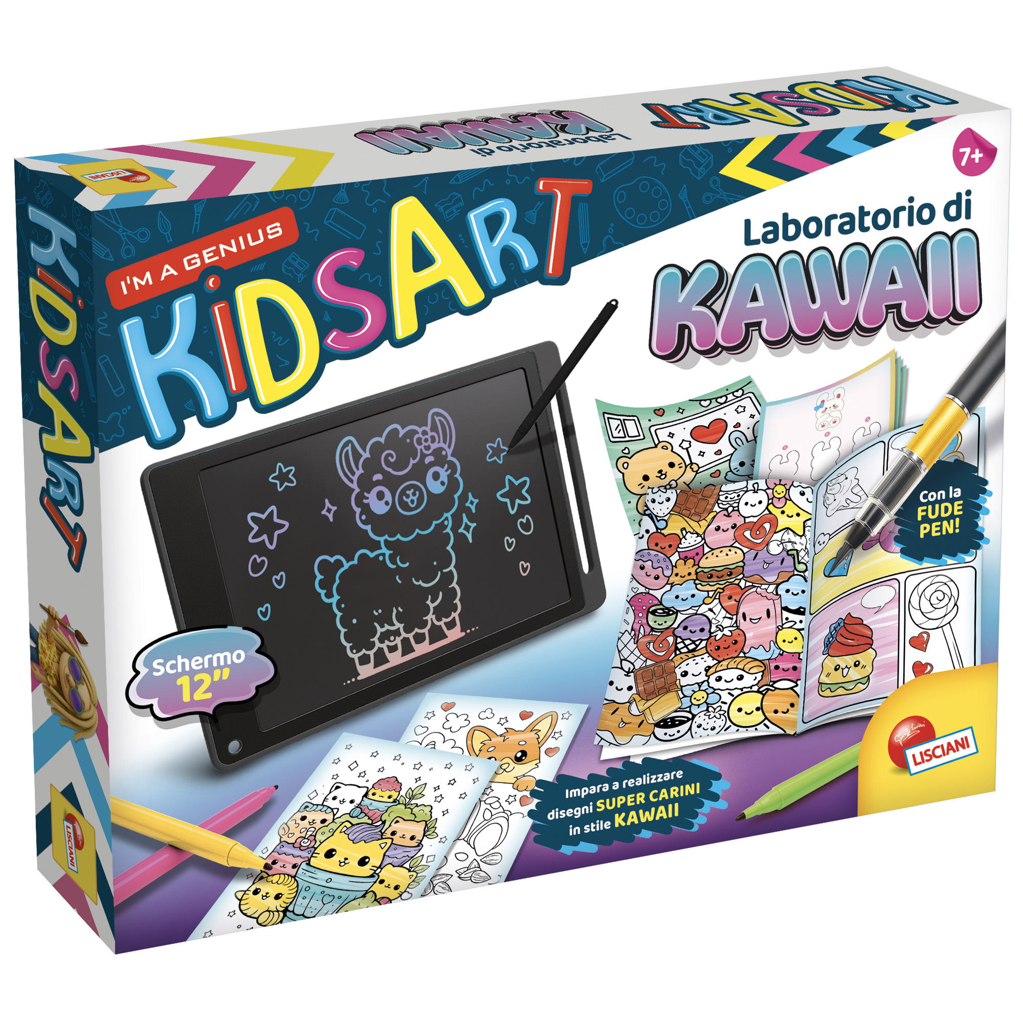 lisciani-i-m-a-genius-laboratoire-kawaii-kit-dessin-avec-tablette-lcd image 1