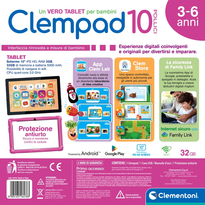 clementoni-clempad-10-tablette-ducative-rose image 6