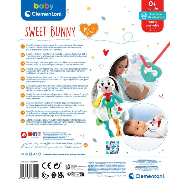 clementoni-baby-sweet-bunny-doudou-confort image 5