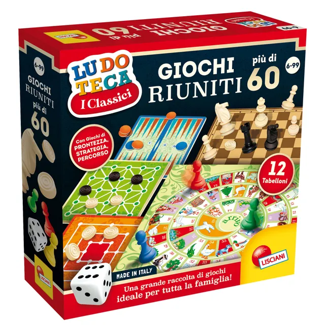 lisciani-ludoteca-giochi-riuniti-plus-de-60-jeux-coffret-jeux-de-soci-t-famille image 1
