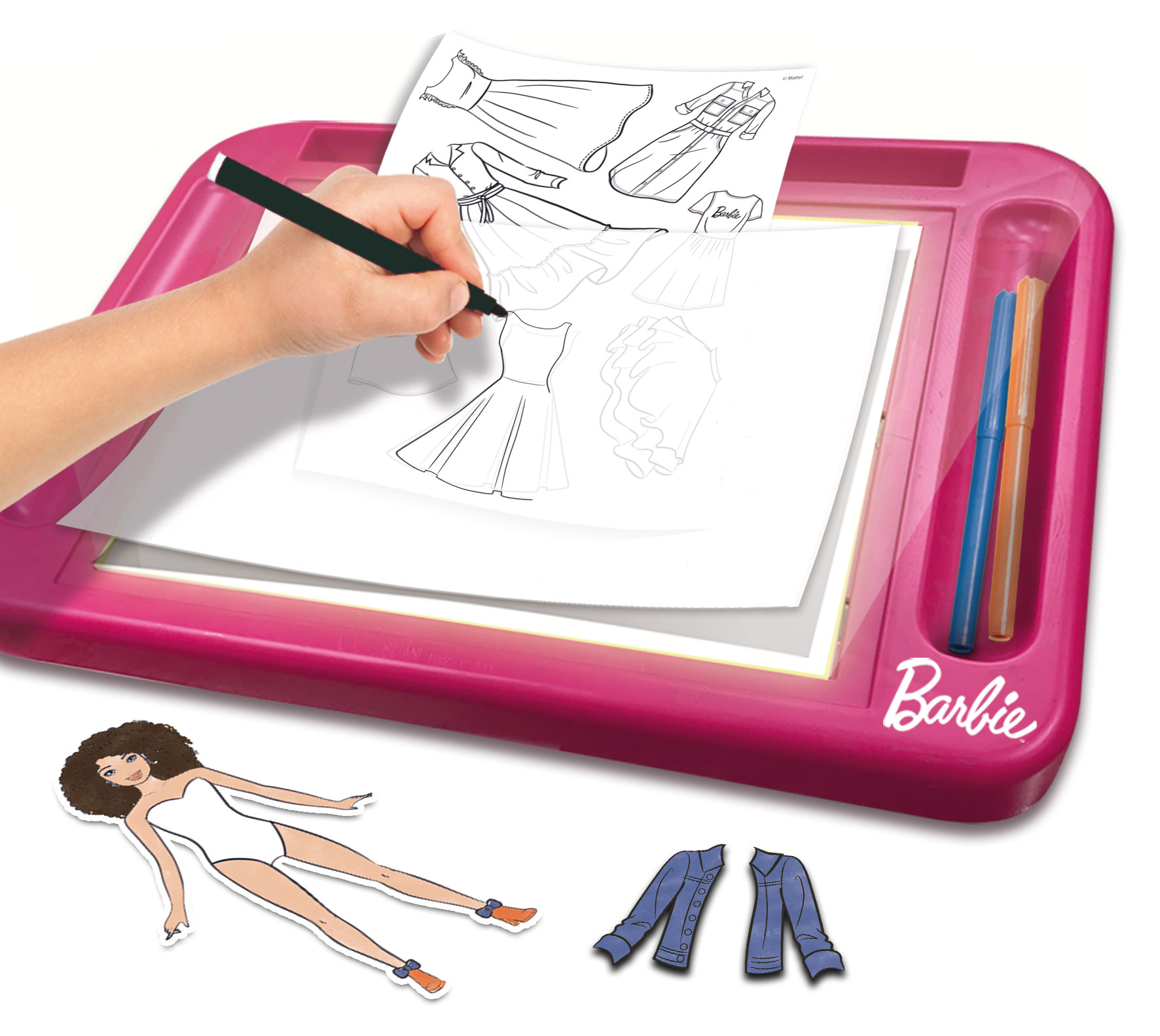 lisciani-barbie-fashion-atelier-avec-poup-e-studio-de-mode-lumineux image 2