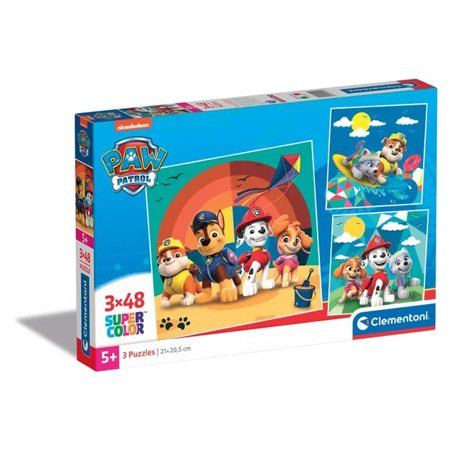 clementoni-paw-patrol-3-puzzles-48-pi-ces image 1