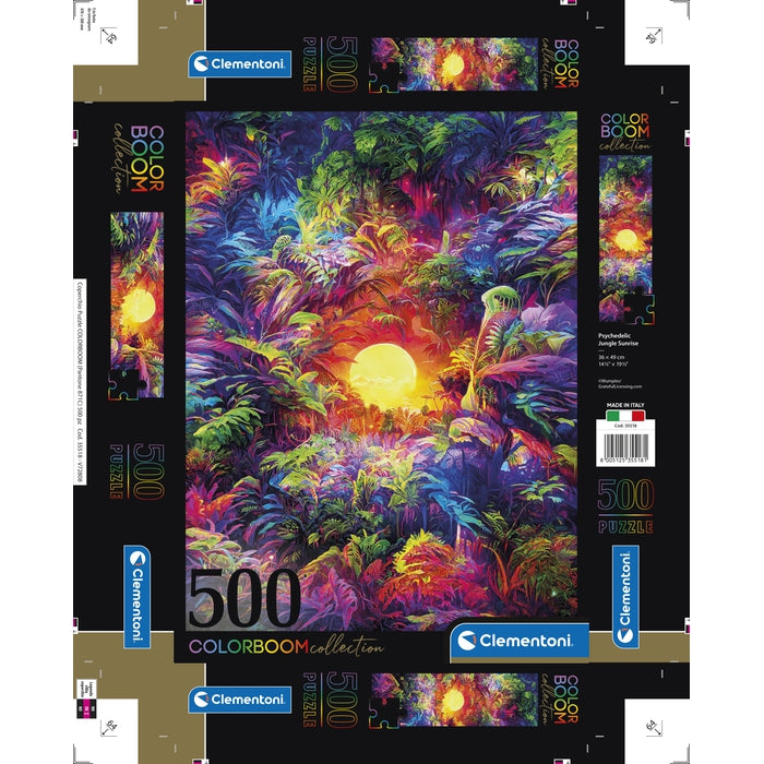 clementoni-colorboom-psychedelic-jungle-sunrise-puzzle-500-pi-ces image 4