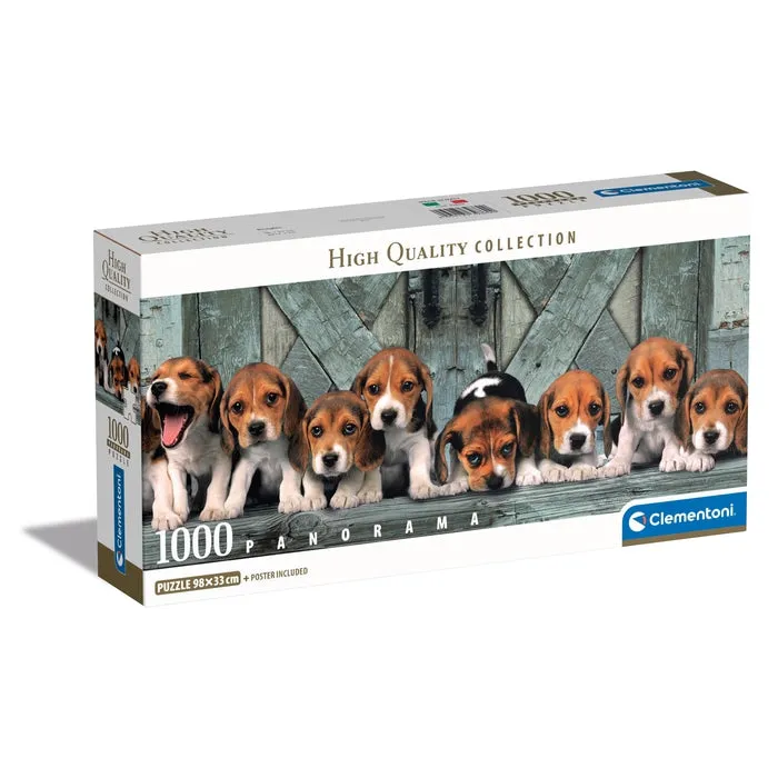 clementoni-beagles-puzzle-1000-pi-ces-98-x-33-cm image 1