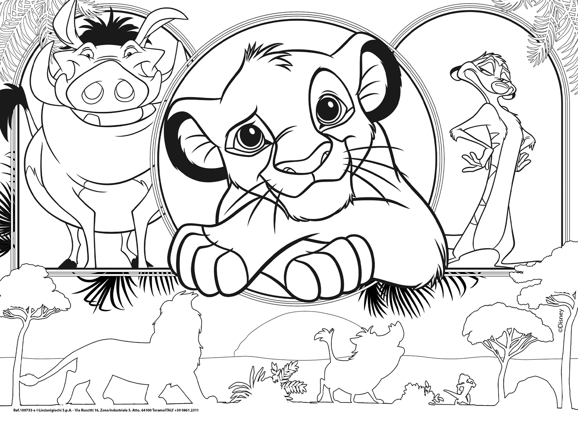 lisciani-disney-puzzle-maxifloor-4-x-48-le-roi-lion image 6