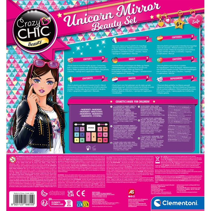 clementoni-crazy-chic-unicorn-mirror-beauty-set image 6