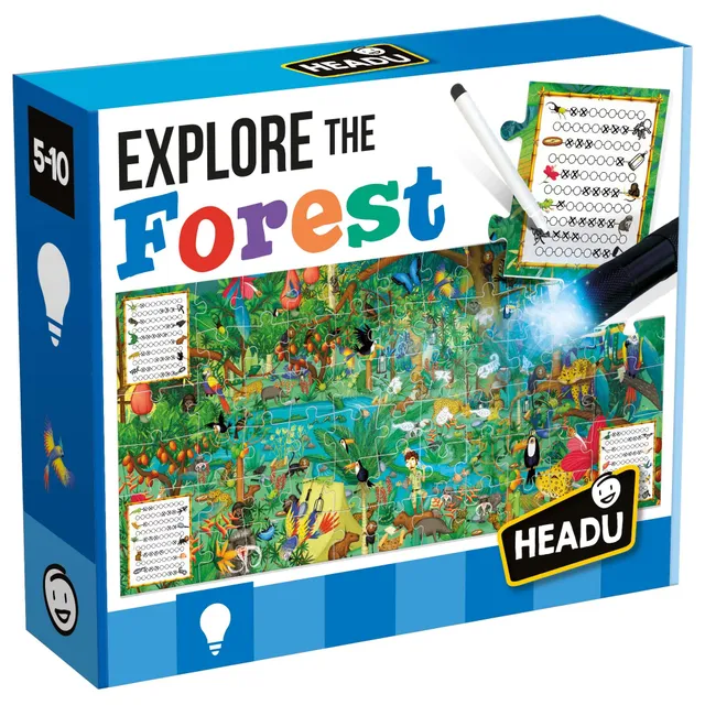headu-explorez-la-for-t-puzzle-ducatif-torche-magique-5-10-ans image 1