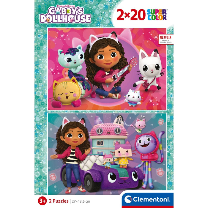clementoni-gabby-s-dollhouse-puzzle-2x20-pi-ces-puzzle-enfant-27x19-cm image 5