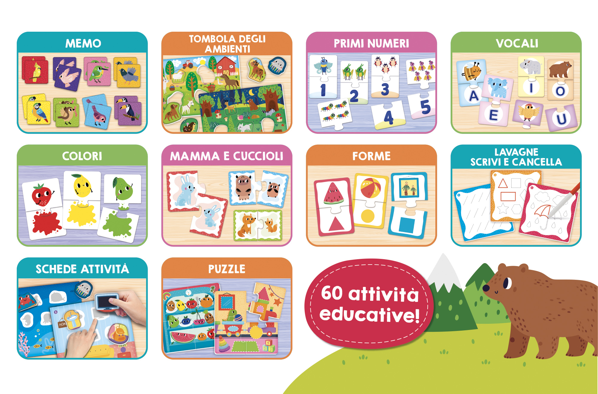 lisciani-carotina-baby-60-jeux-coffret-ducatif-premiers-apprentissages image 2