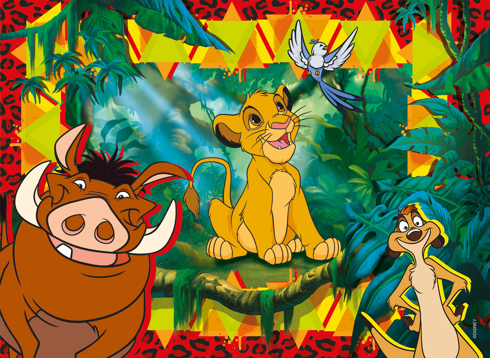 lisciani-disney-puzzle-double-face-maxi-floor-60-le-roi-lion image 2