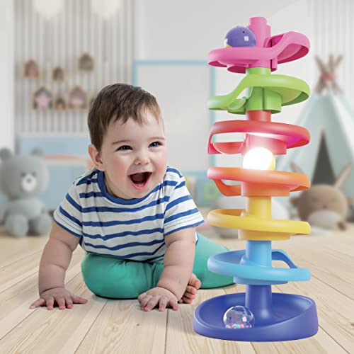 quercetti-6499-spiral-tower-brightball-piste-de-billes-petite-enfance image 7