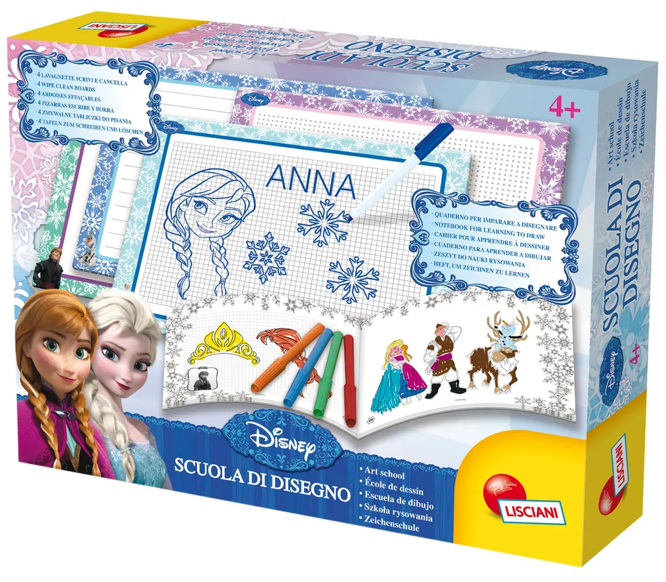 lisciani-frozen-cole-de-dessin-kit-anna-et-elsa image 1