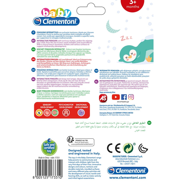 clementoni-baby-sweet-penguin-light-melodies-hochet-lumineux-musical image 6