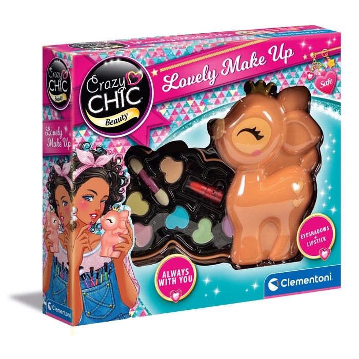 clementoni-crazy-chic-lovely-make-up-cerbiatto-palette-maquillage-enfant image 1