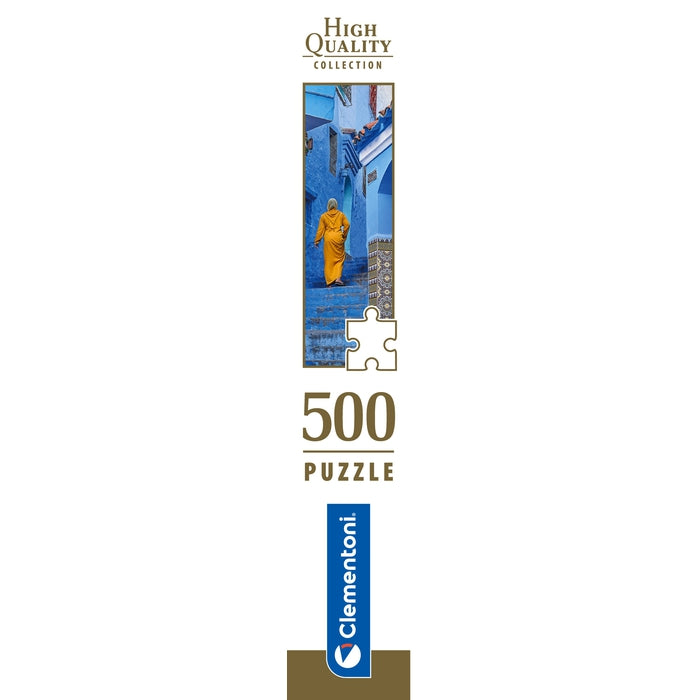 clementoni-blue-street-of-chefchaouen-puzzle-500-pi-ces image 5