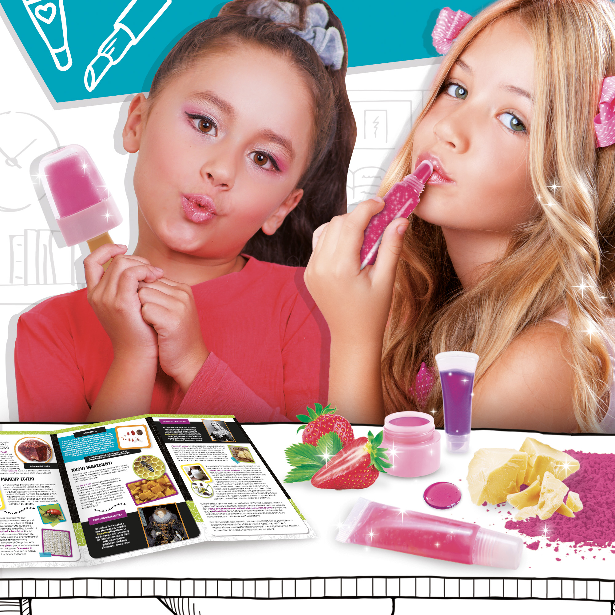 lisciani-i-m-a-genius-science-pocket-d-couverte-cosm-tique-lipgloss image 4