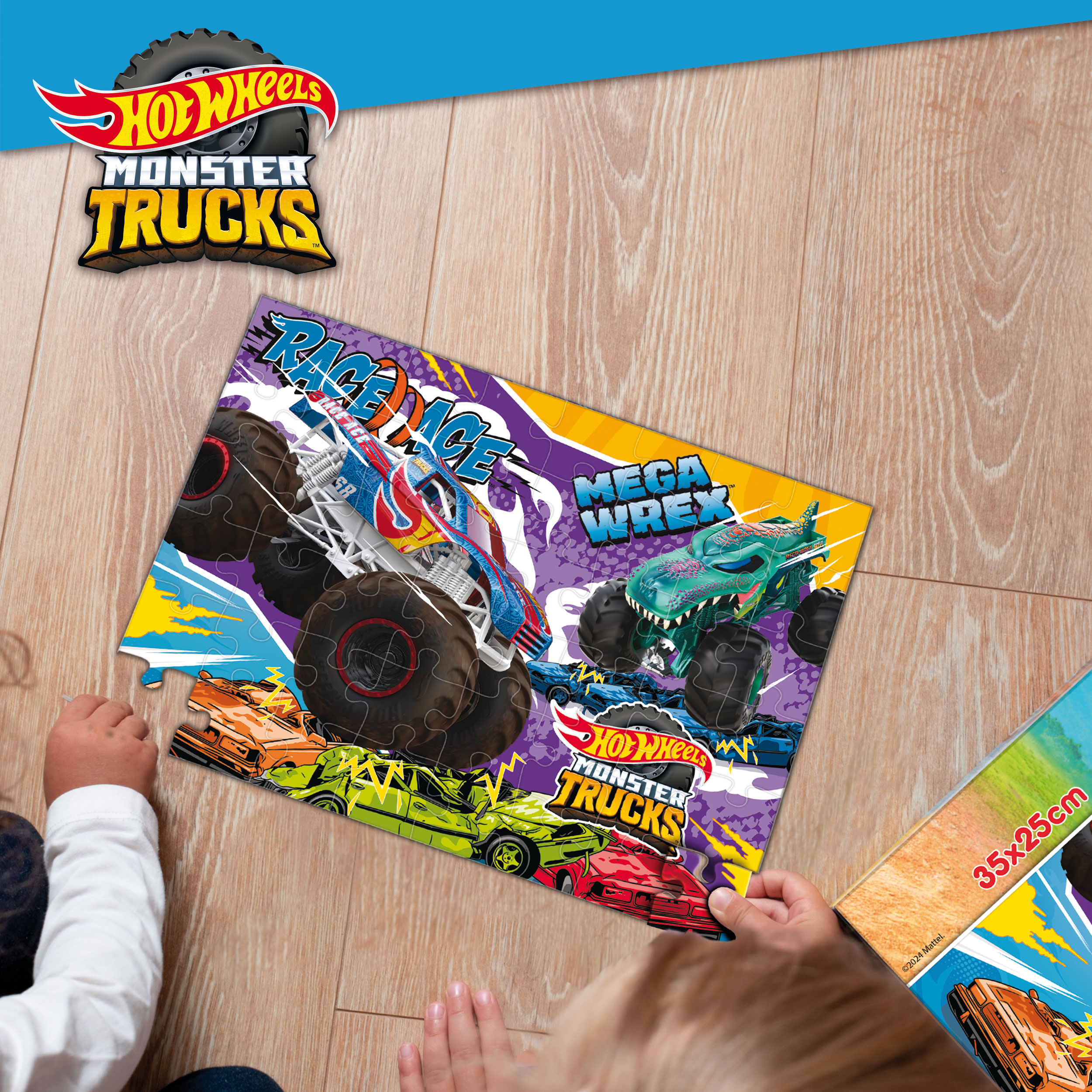 lisciani-hot-wheels-puzzle-m-plus-48-puzzle-48-pi-ces-monster-truck image 4