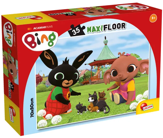 lisciani-bing-puzzle-maxi-floor-35-lovely-70x50-cm image 1