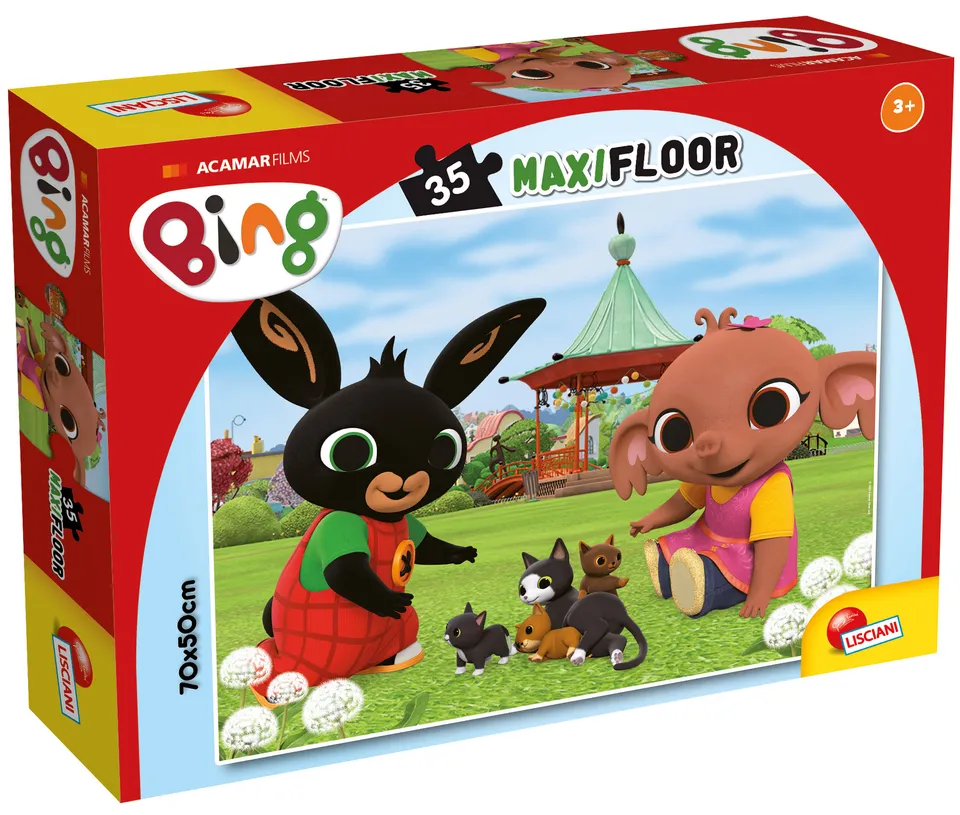 lisciani-bing-puzzle-maxi-floor-35-lovely-70x50-cm image 1