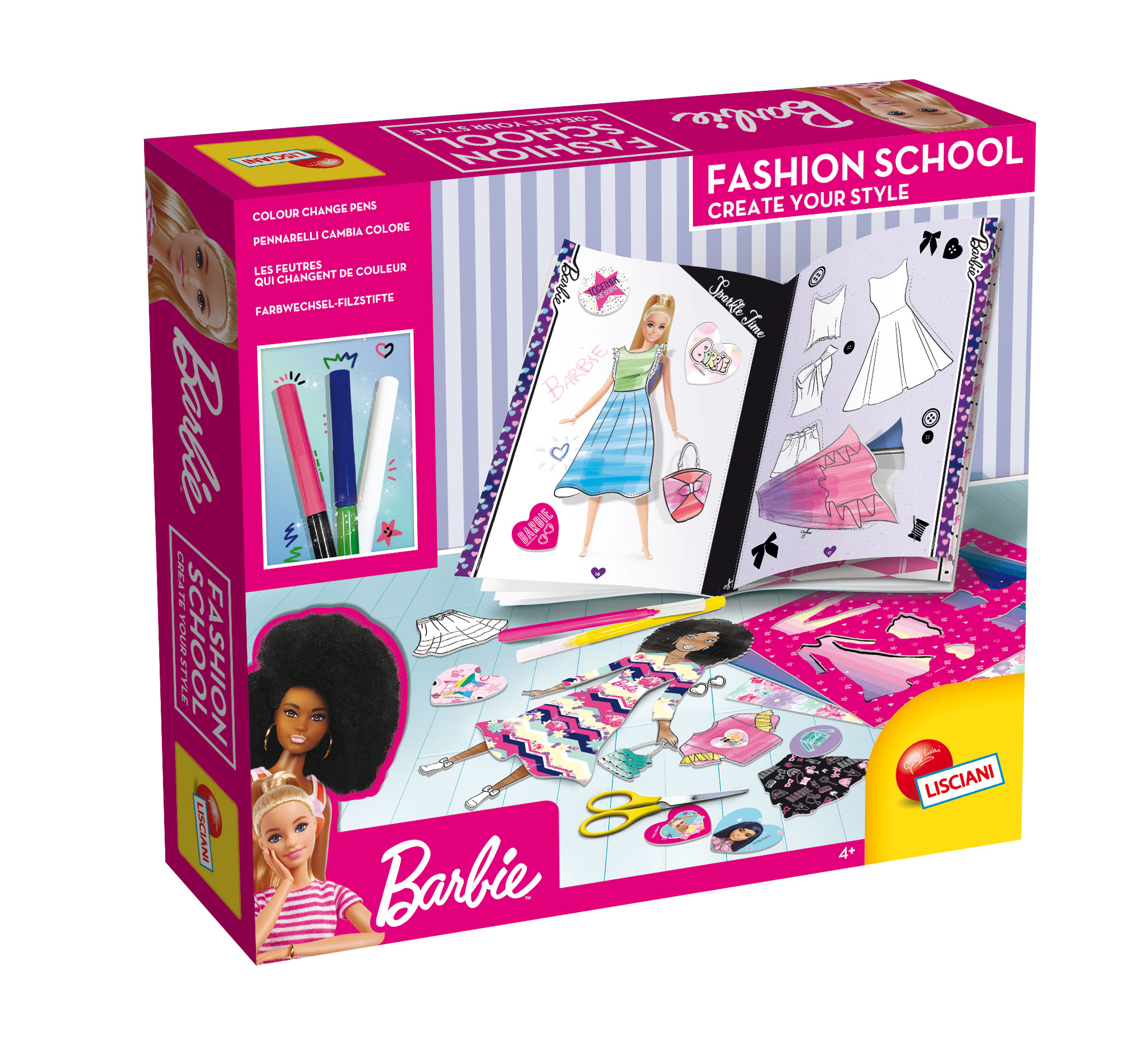 lisciani-barbie-fashion-school-create-your-style image 1
