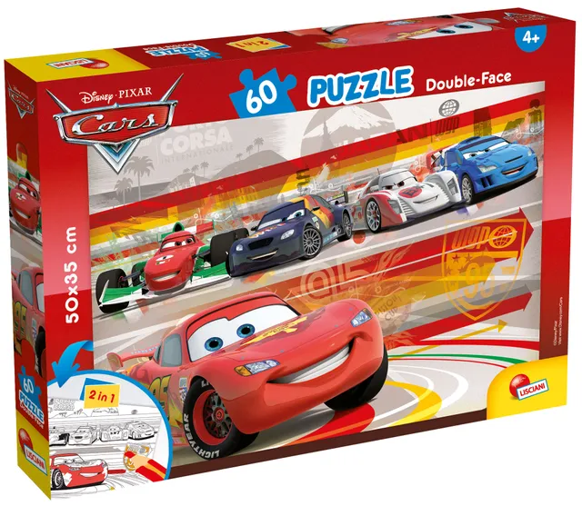 lisciani-disney-puzzle-double-face-plus-60-cars image 1