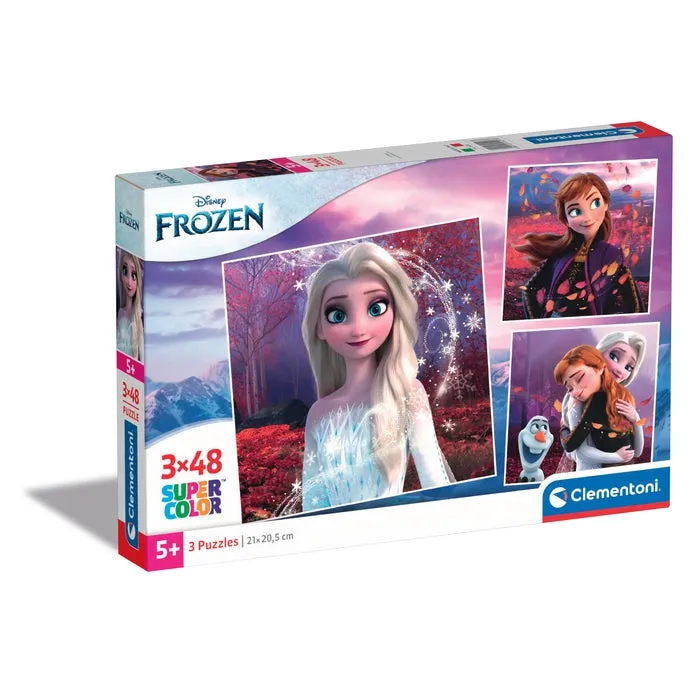 clementoni-disney-frozen-3-puzzles-48-pi-ces image 1