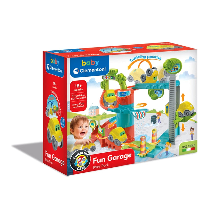 clementoni-baby-fun-garage-baby-track-avec-voiture image 2