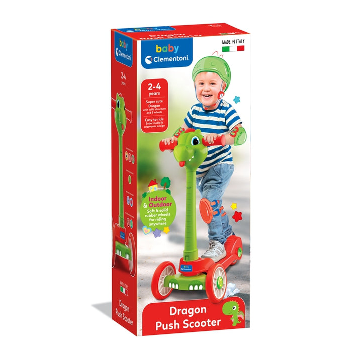 clementoni-baby-dragon-push-scooter-trottinette-3-roues image 2