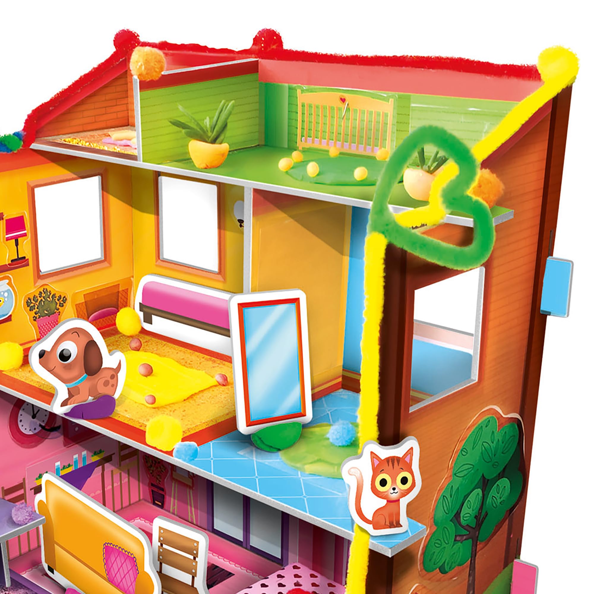 headu-my-first-doll-s-house-maison-de-poup-e-3d-cr-ative-4-8-ans image 4