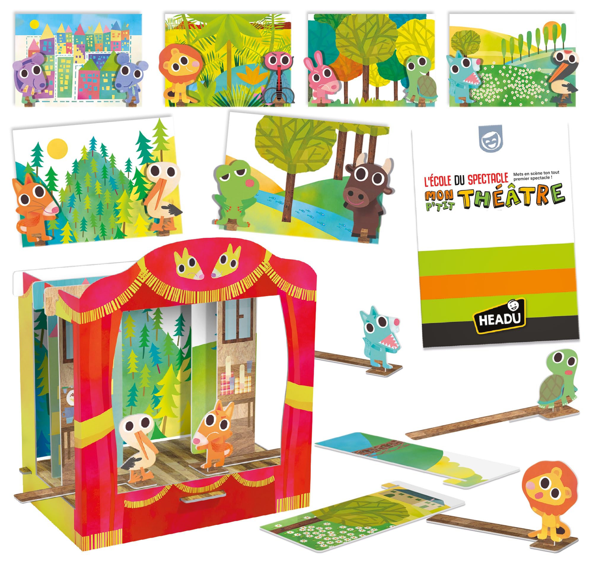 headu-l-cole-du-spectacle-mon-p-tit-th-tre-th-tre-carton-12-personnages image 2