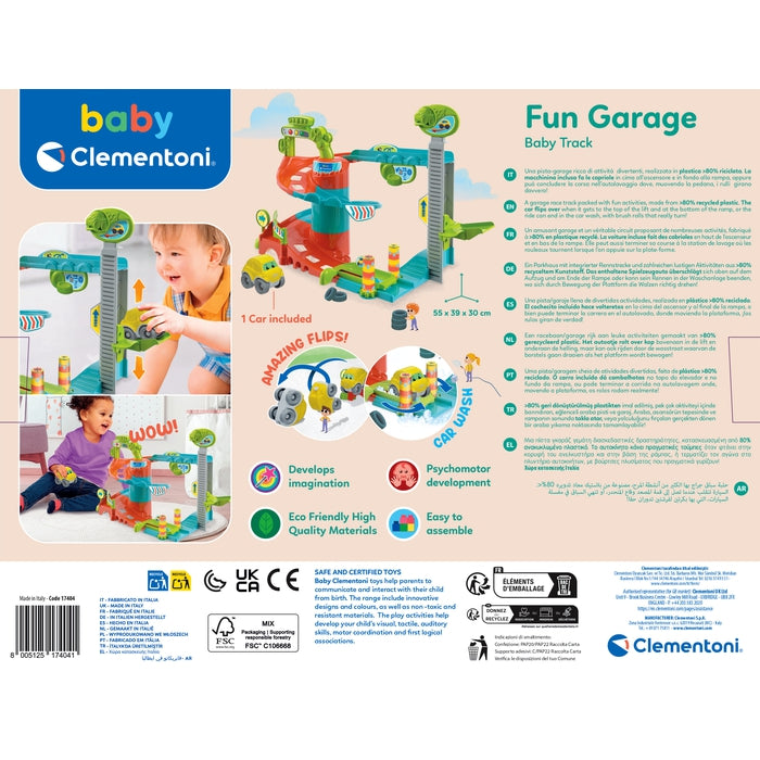 clementoni-baby-fun-garage-baby-track-avec-voiture image 6