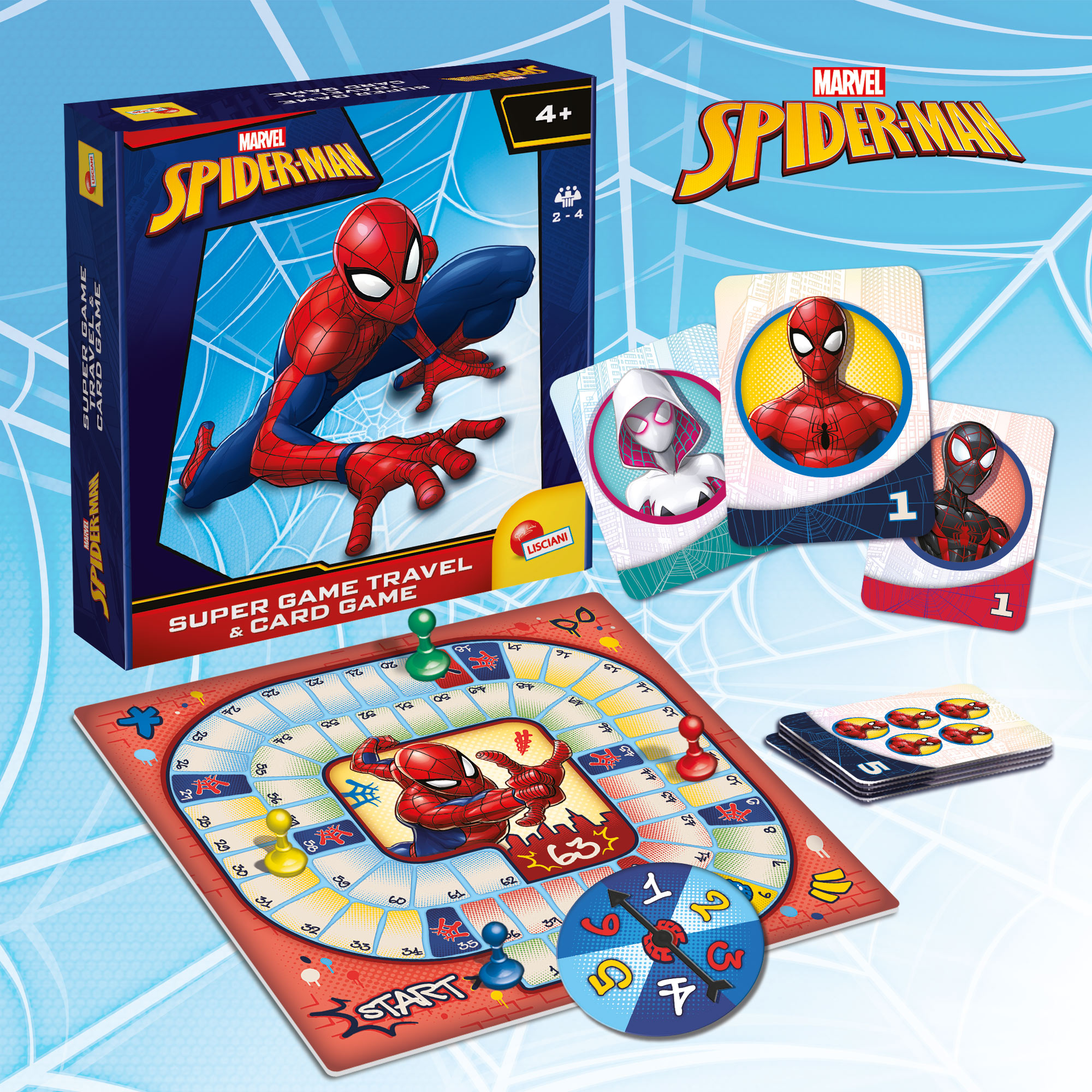 lisciani-spider-man-2-en-1-travel-game-jeu-de-cartes-en-sac-dos image 3