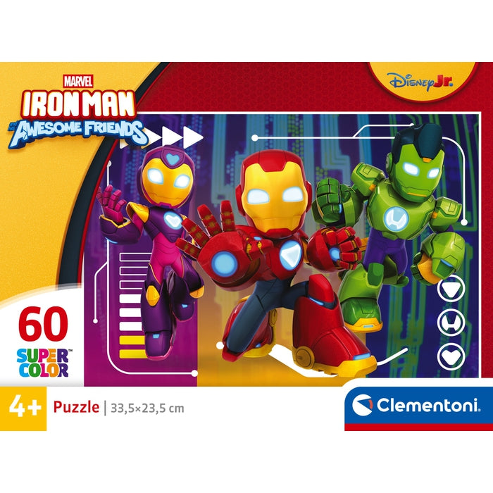 clementoni-iron-man-and-his-awesome-friends-puzzle-60-pi-ces-33-5x23-5-cm image 4