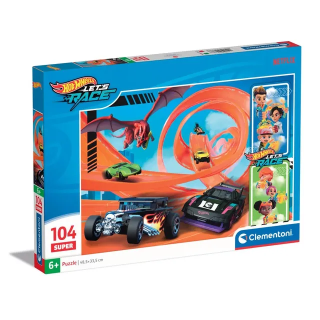 clementoni-puzzle-hot-wheels-104-pi-ces-48-5x33-5-cm image 1