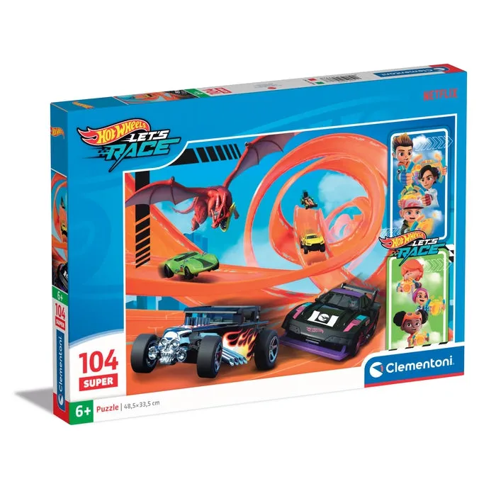 clementoni-puzzle-hot-wheels-104-pi-ces-48-5x33-5-cm image 1
