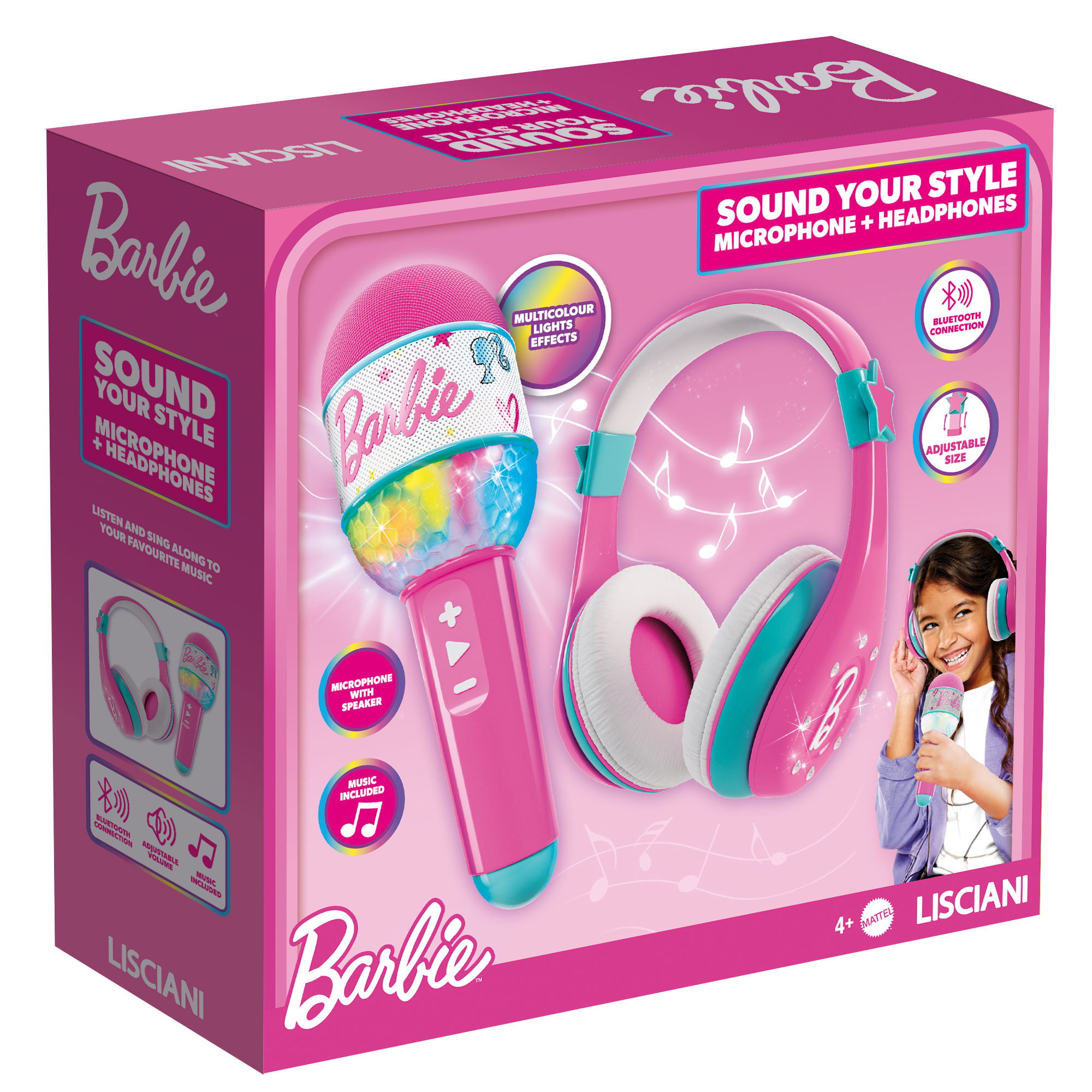lisciani-barbie-sound-your-style-casque-micro-bluetooth image 2
