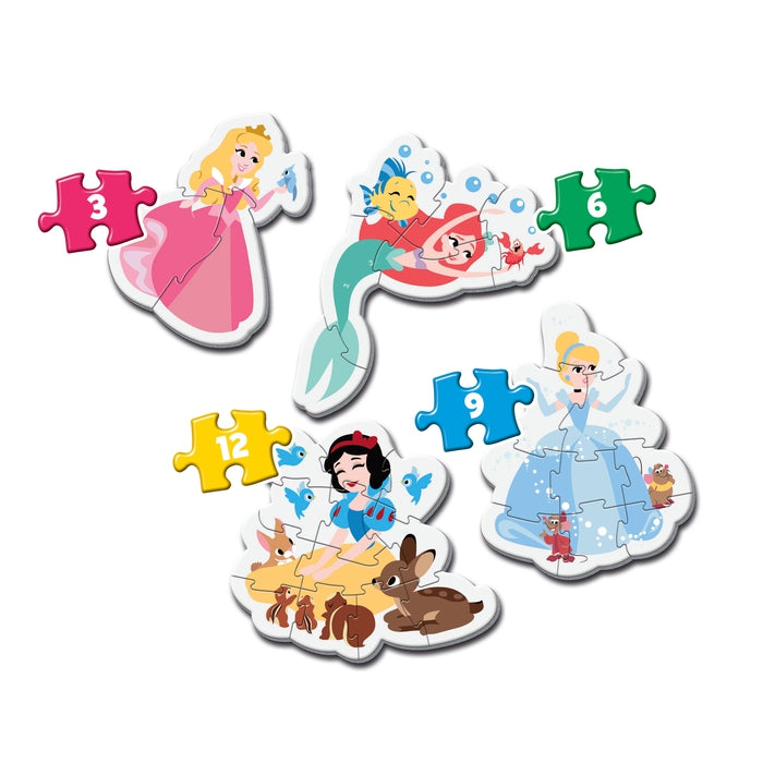 clementoni-princess-puzzle-enfant-volutif-3-6-9-12-pi-ces-disney image 2