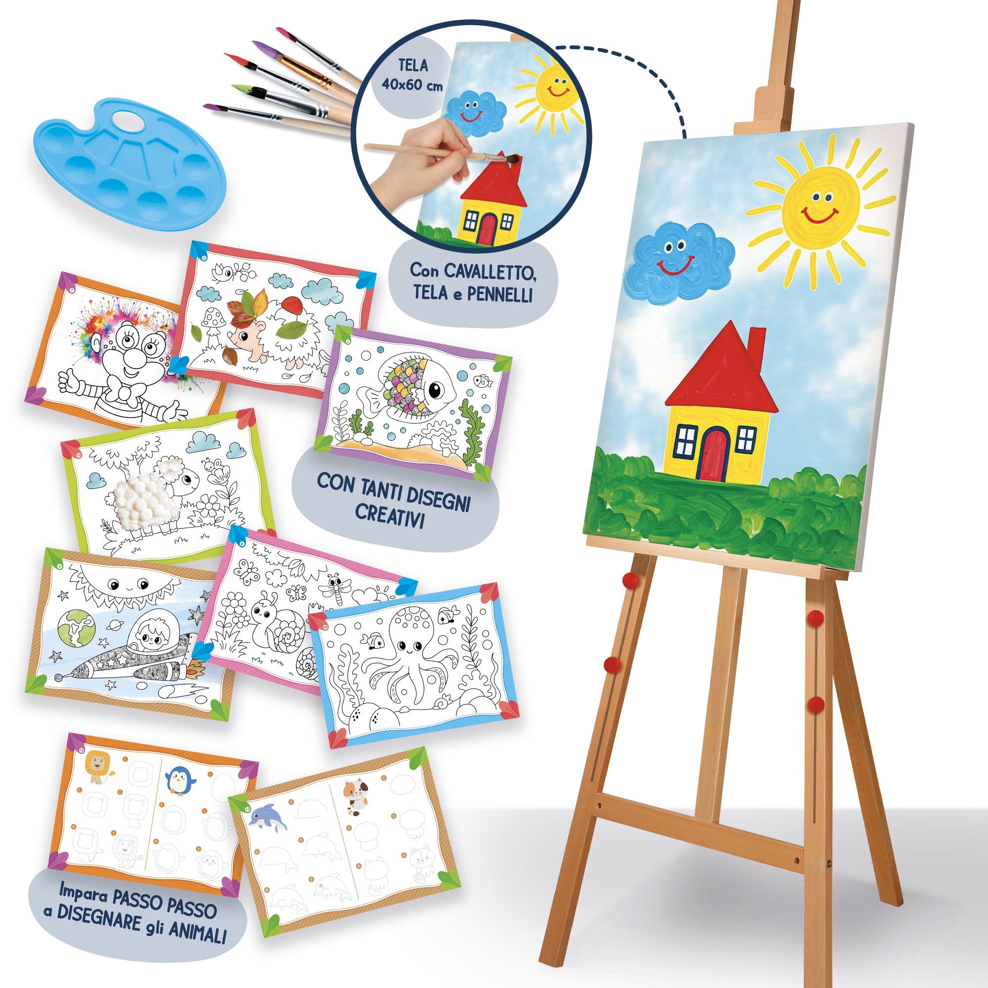 lisciani-montessori-scuola-d-arte-cresce-con-te-kit-artiste-complet image 4