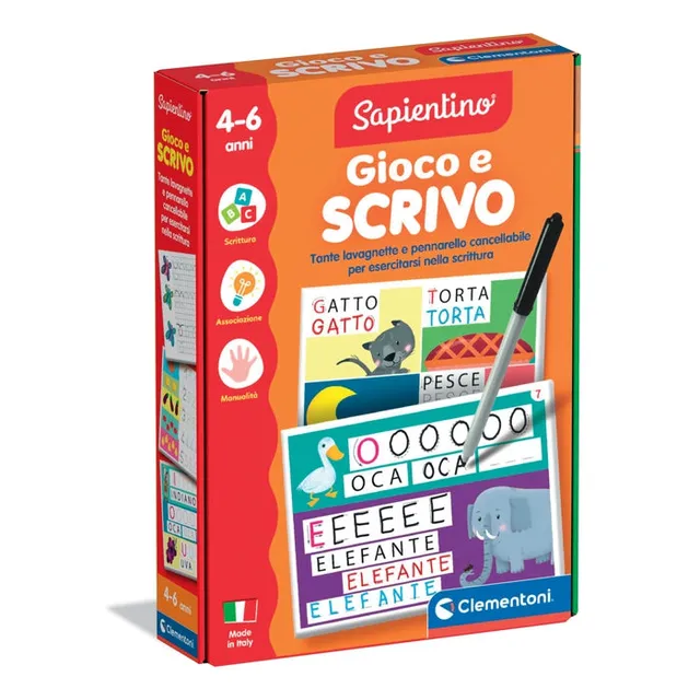 clementoni-sapientino-gioco-e-scrivo-jeu-ducatif-criture-4-6-ans image 1