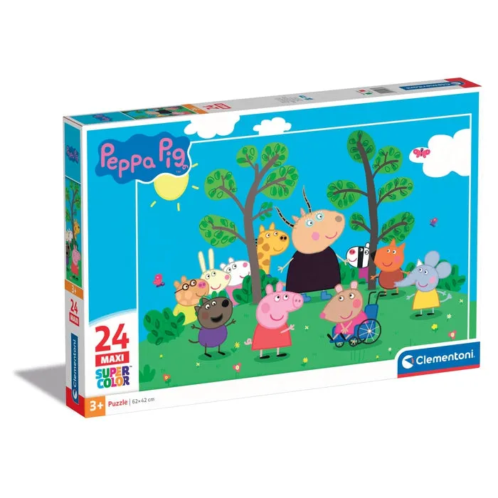 clementoni-peppa-pig-puzzle-24-maxi-pi-ces-62-x-42-cm image 1