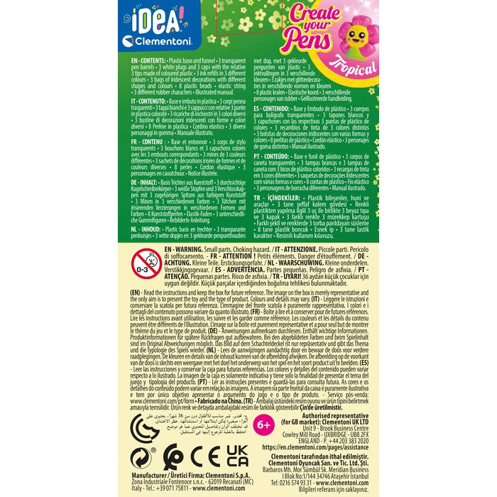 clementoni-idea-create-your-pens-tropical-kit-cr-atif-3-stylos image 7